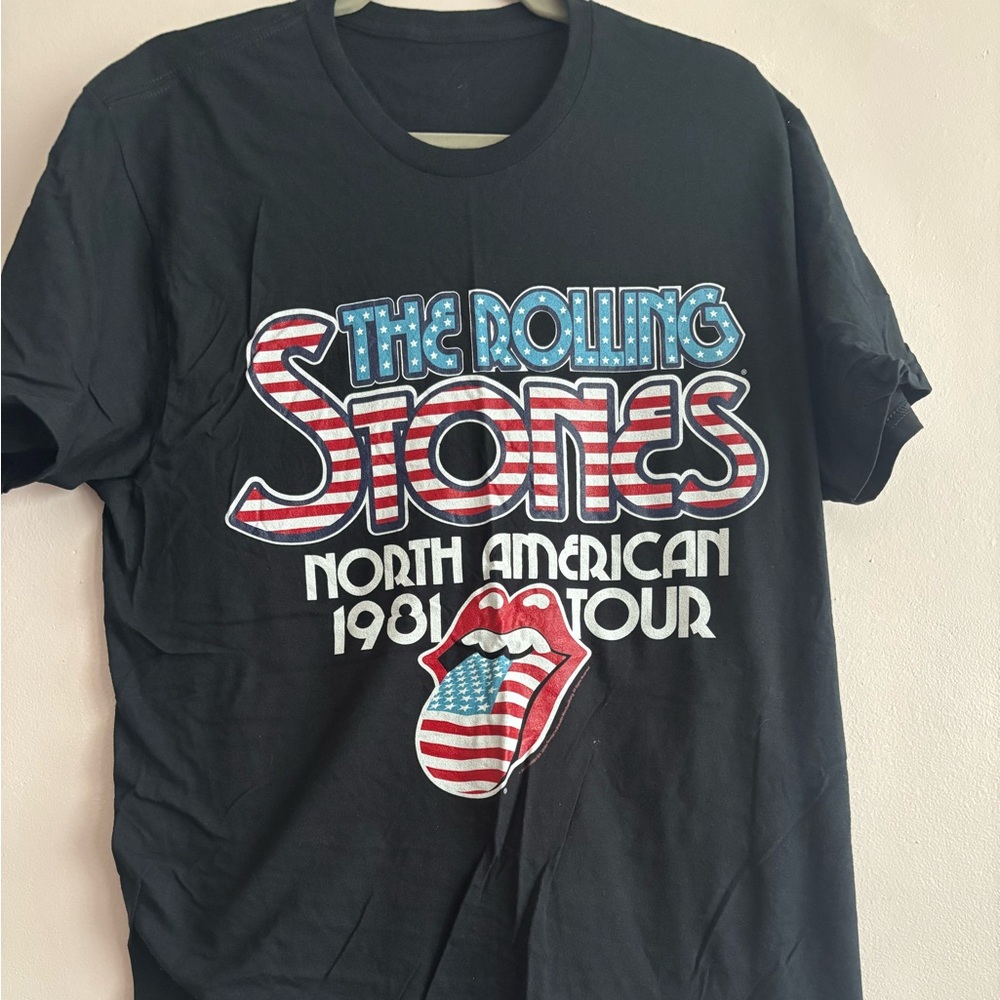 The Rolling Stones Black Graphic Tee